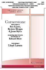 Cornerstone SATB choral sheet music cover